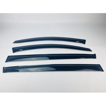 Дефлектори вікон Kia Sportage III 2010-2015 накладні (DEFL) Q2-1